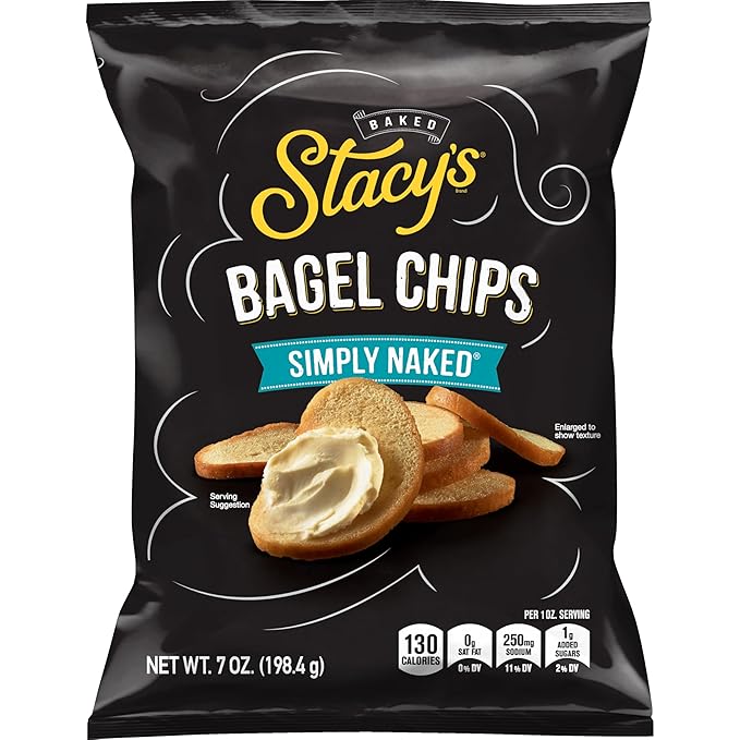 Stacy's Simply Naked Bagel Chips, 7 oz Bag
