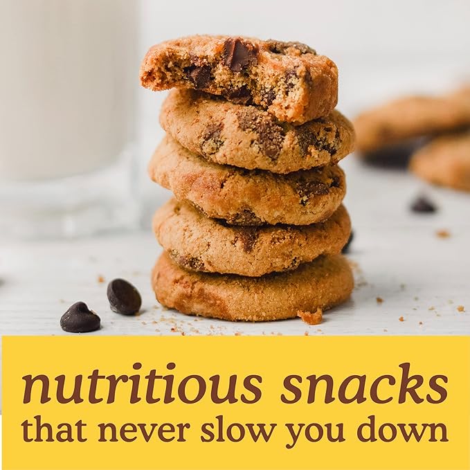 Simple Mills Almond Flour Crunchy Cookies, Chocolate Chip - Gluten Free, Vegan, Healthy Snacks
