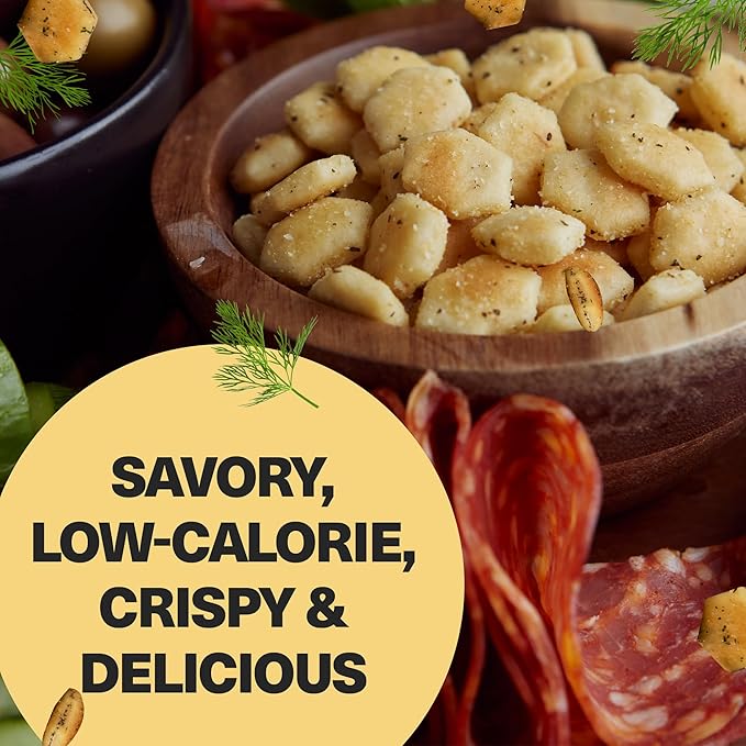 Wicked Minis Soup & Oyster Crackers - Saltine & Salted Flavored Mini Puffed Soup, Savory Snacking