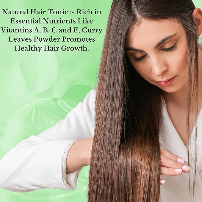 Curry Leaf Powder 100% Natural Grown Dried 5.3 oz | Promotes Hair Growth Formulation | Strong Hair
