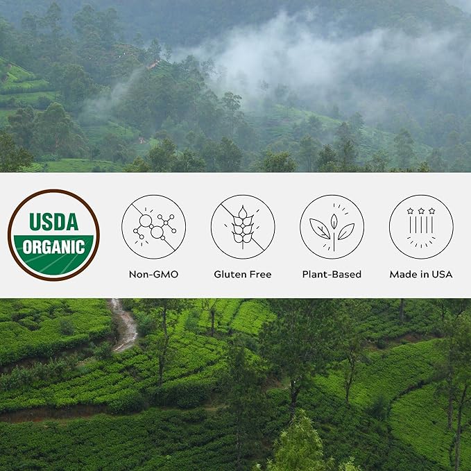 Organic Ceylon Cinnamon, Single Estate, Freshly Ground Premium Sri Lanka Cinnamon, Non-GMO