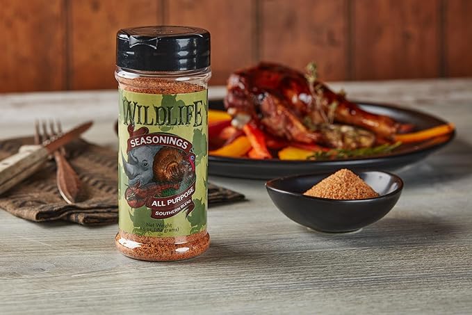 Wildlife Seasonings All Purpose Southern Blend - Versatile Meat Seasoning for Steak, Poultry, and