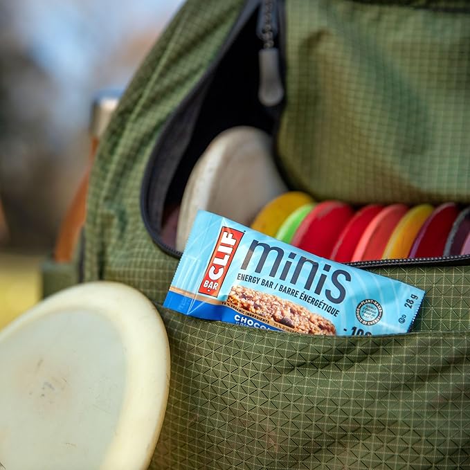 CLIF BAR Minis - Chocolate Chip - Made with Organic Oats - 4g Protein - Non-GMO - Plant Based