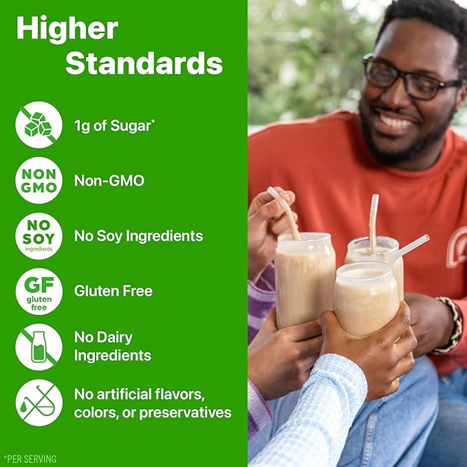 Orgain X Justin's ì§?Organic Vegan Nut Butter Protein Powder, Vanilla Almond Butter- 20g Plant