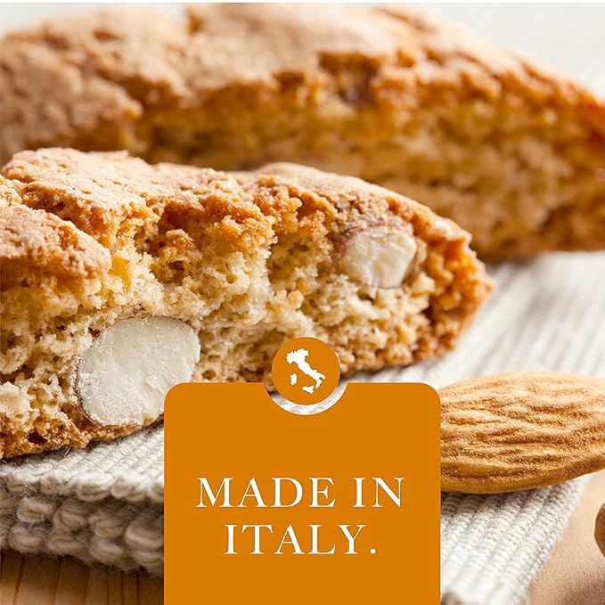 L'Oro Del Sud Traditional Almond Biscotti, Cantuccini d'Abruzzo, Italian Cookies Madewith Real