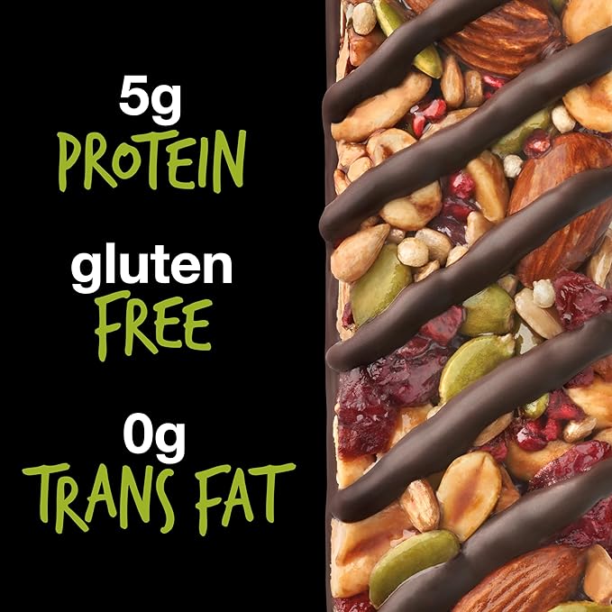 KIND Bars Seeds, Fruit and Nuts Variety Pack, Strawberry, Dark Chocolate Raspberry and Orange