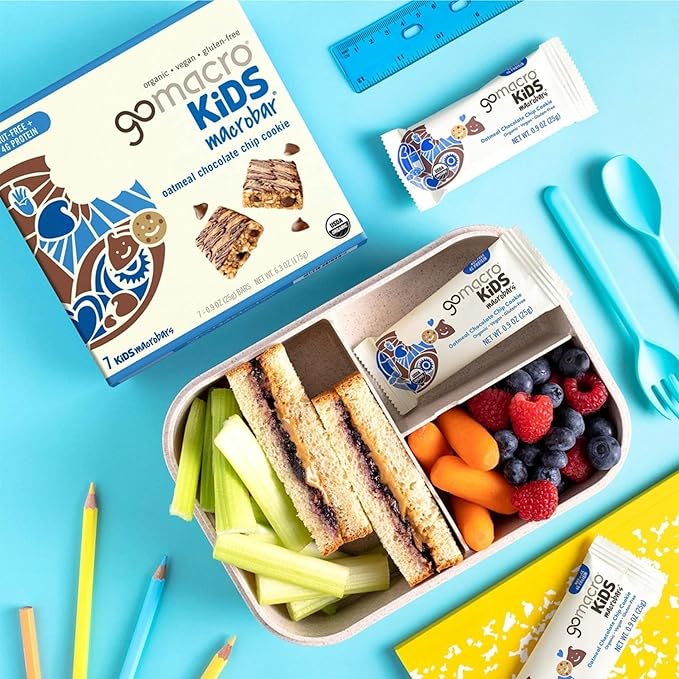 GoMacro Kids MacroBar ??5 Flavor Assortment - (0.90 Ounce Bars, 28 Count)