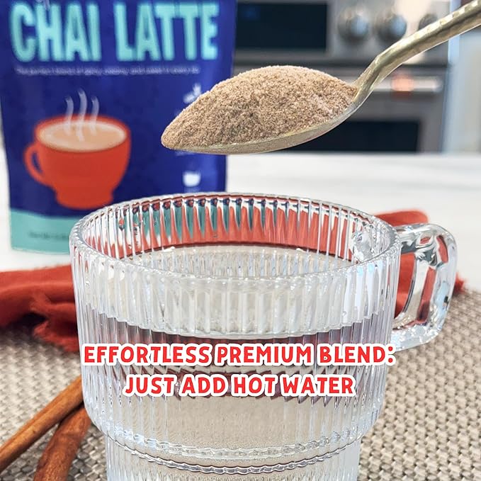 Global Grub Spiced Chai Latte Mix – Crafted with Mindful Ingredients – Effortless Instant Chai