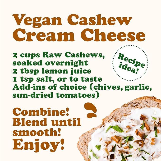 Food to Live Raw Cashews, 16 Pounds ??Non-GMO Verified, Deluxe Whole Nuts, Unsalted, Unroasted
