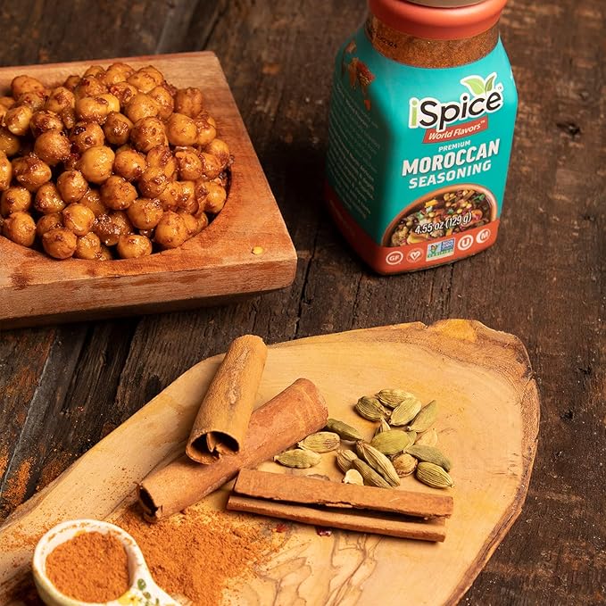 iSpice - MOROCCAN SEASONING World Flavor Super Spice Blend | All Natural | Ready to use as is | No