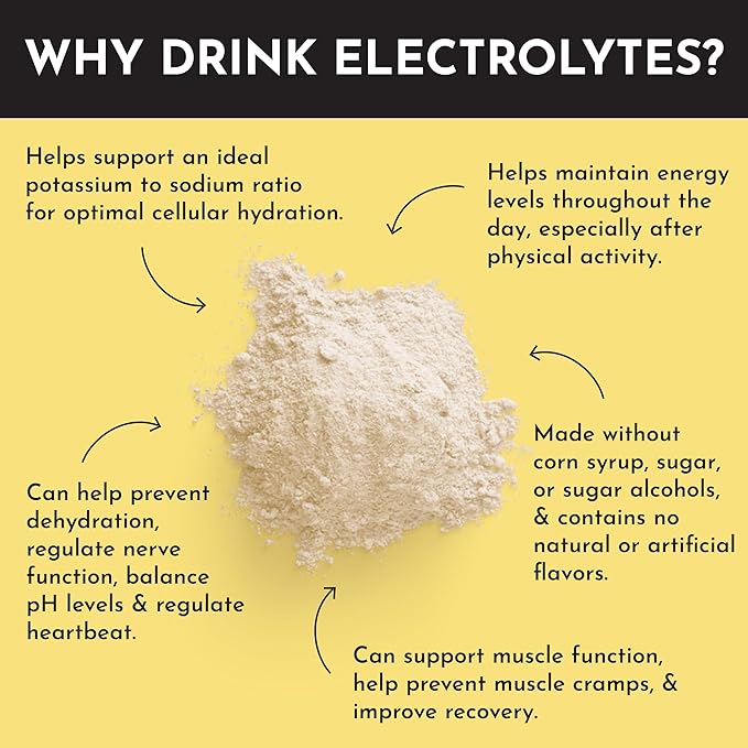Tropical Paradise Electrolytes ??30-Serving Hydration Drink Mix with Coconut Water & Trace Minerals