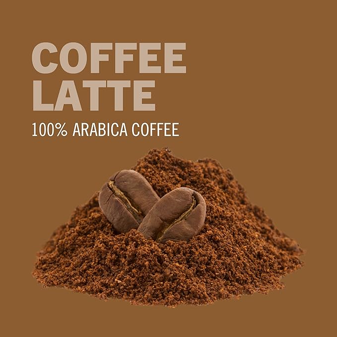 OM MUSHROOM SUPERFOOD Coffee Latte Blend Mushroom Powder, Single Serve, 10 Count, Lion's Mane