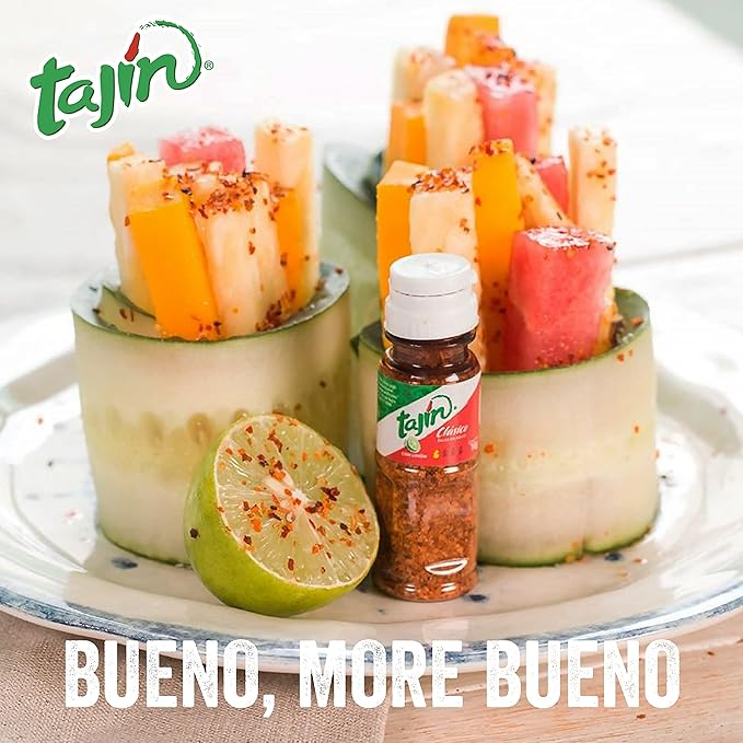 Tajín Clásico Chile Lime Seasoning Mini Display 0.35 oz, 40 Mini Bottles (Pack of 1)