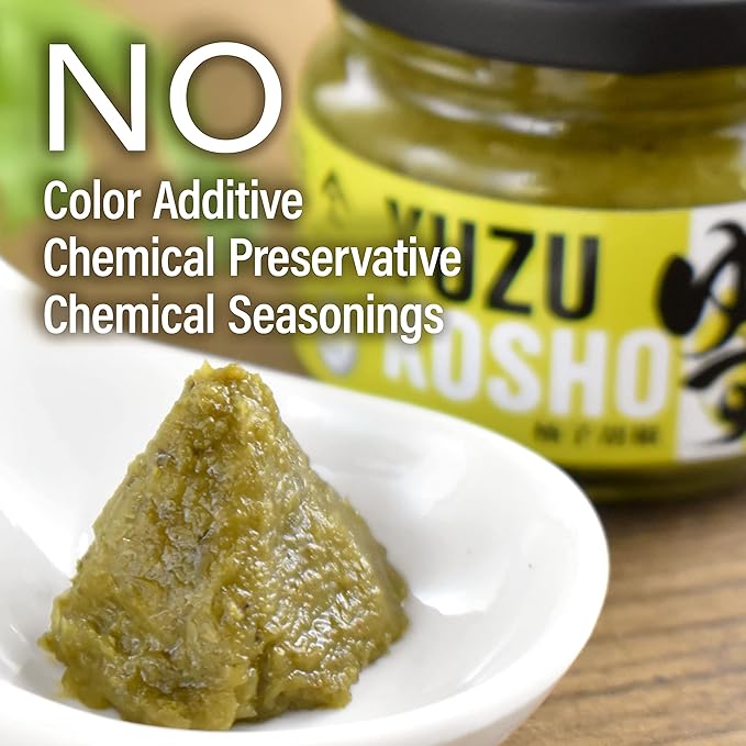 chaganju Yuzu Kosho Pepper Paste, Spices and Seasonings, Japanese Seasoning, 3.17Oz(90g)
