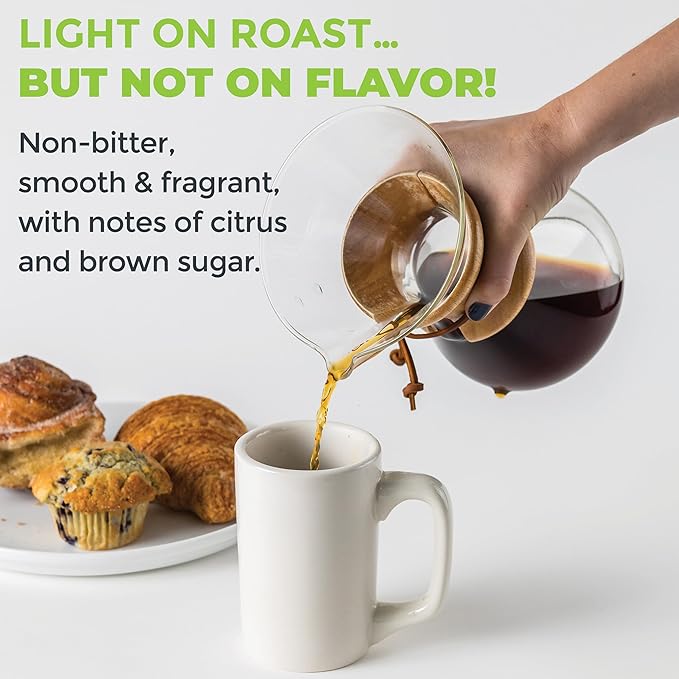 Wink Coffee Blonde Espresso, Light Roast Whole Bean Coffee, Single Origin Colombian Arabica Beans