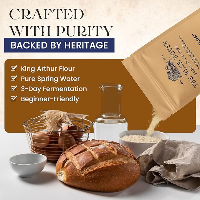 Dehydrated Sourdough Starter ??Mama Blue Artisan Sourdough Bread with 137+ Years Italian Heritage |