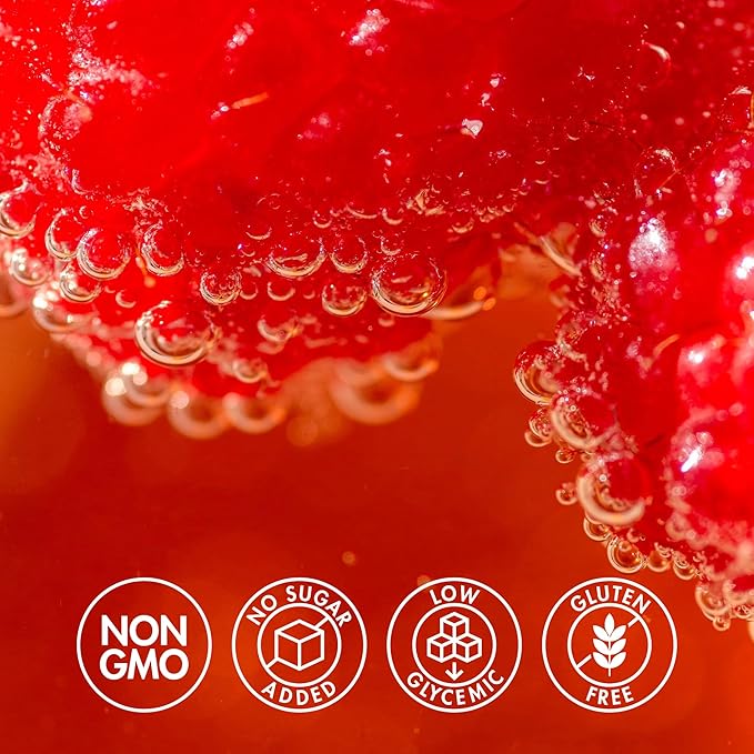 Sovány Sparkling Water, Raspberry, Seltzer Water Drinks, USDA Organic, Made With Real Fruit