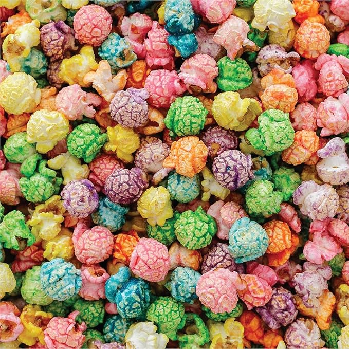 Miss Hannah's Gourmet Tutti Frutti Popcorn - Colorful & Flavorful Snack Blend with Blue Raspberry