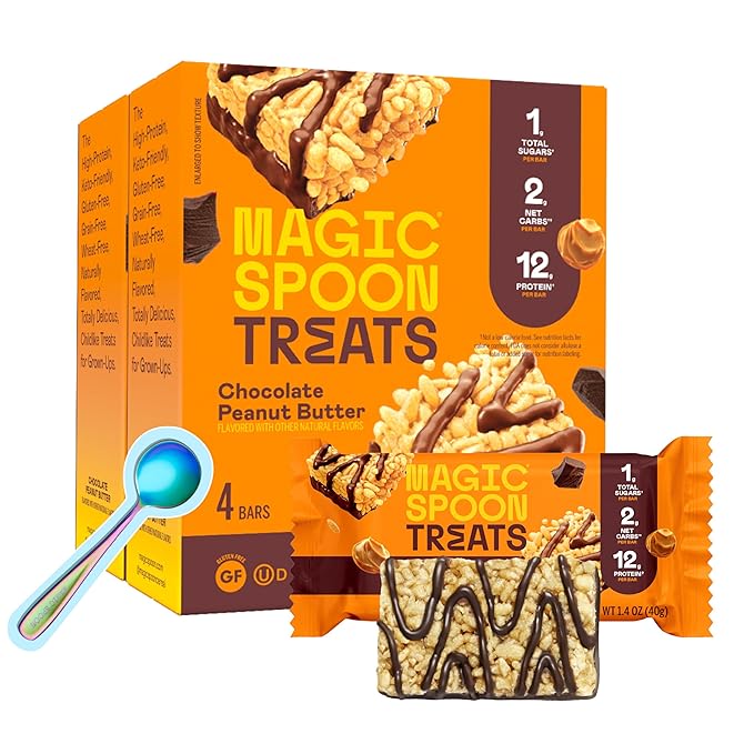 MAGIC SPOON Treats - High Protein, Low Carb, Keto Friendly, Low Sugar, Gluten Free, Crispy Protein