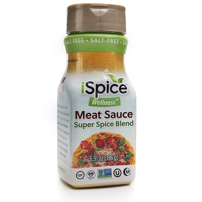 iSpice Salt Free Seasoning,100% Sodium Free Beef, Chicken, Meat Sauce, Pork, Vegetable, Salad and