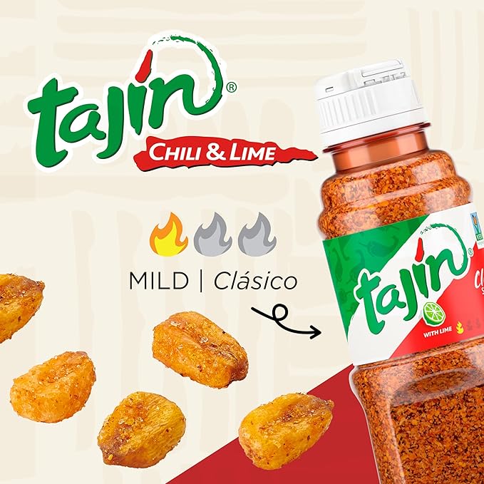 Snak Club Tajin Toasted Corn, Roasted Corn Nuggets with Chili and Lime Seasoning, Mild, Non-GMO