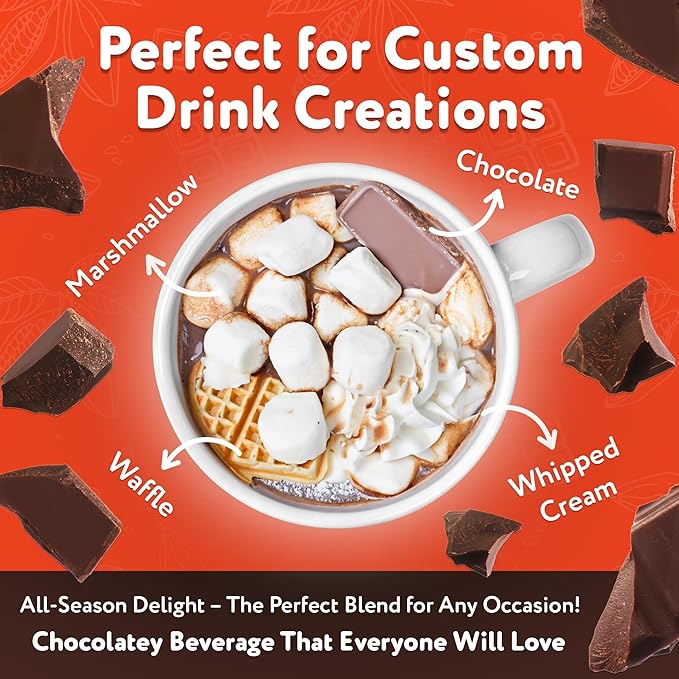 Happi Pappi - Signature Hot Cocoa Mix, Milk-Based Rich Smooth and Creamy Cocoa Powder for Instant