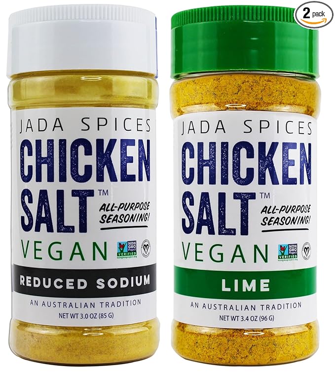 JADA Spices Chicken Salt Spice and Seasoning - Reduced Sodium, Lime - Vegan, Keto & Paleo Friendly
