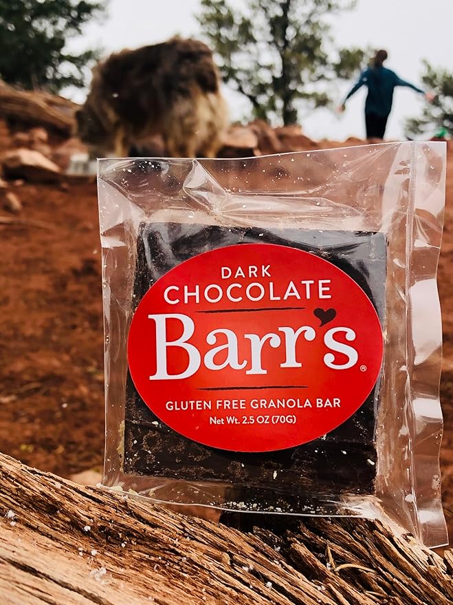 Mrs. Barr’s Natural Foods Granola Bars | Dark Chocolate | Certified Organic Gluten Free Oats | Soft