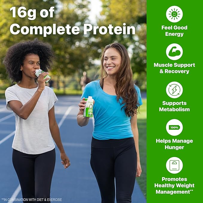 Orgain Organic Nutritional Protein Shake, 16g Grass Fed Whey Protein, Meal Replacement, 20 Vitamins