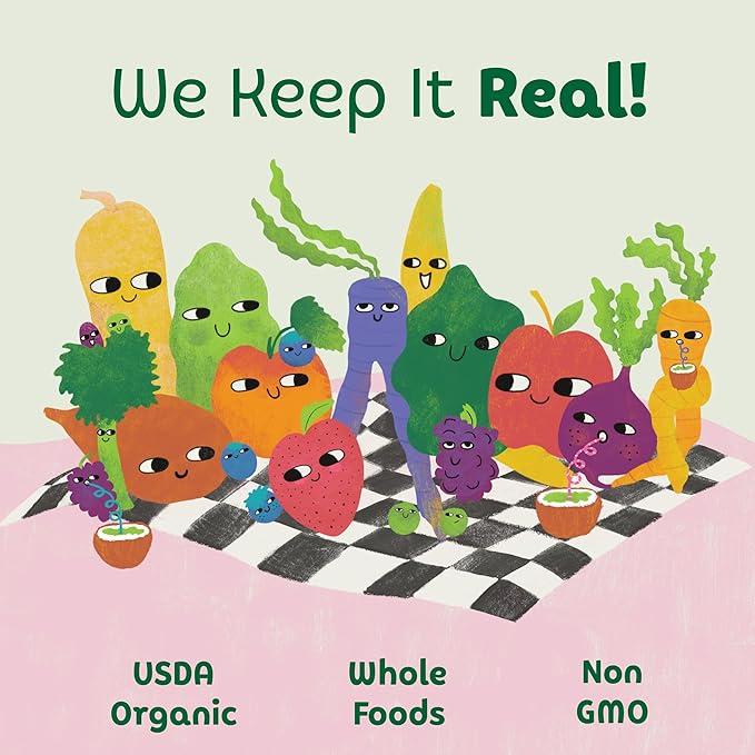 Sprout Organic Baby Food, Stage 4 Toddler Snacks, Blueberry Apple Wafflez, Single Serve Waffles 5