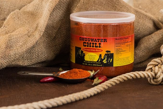 Chugwater Chili | Gourmet Chili Seasoning Mix & Taco Seasoning | 16oz Tub | Wyoming State