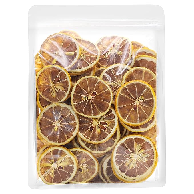 iGAOZM Dehydrated Dried Lemon Slices,7.05oz/200g,No Sugar Added,Natural Dried Lime