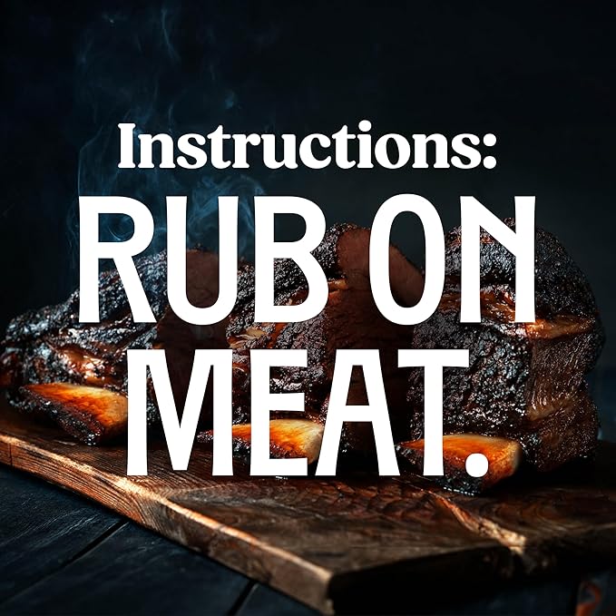 Rufus Teague BBQ Seasoning Gift Set, Big Box O' Rub BBQ Dry Rub for Smoking and Grilling Meat, 5