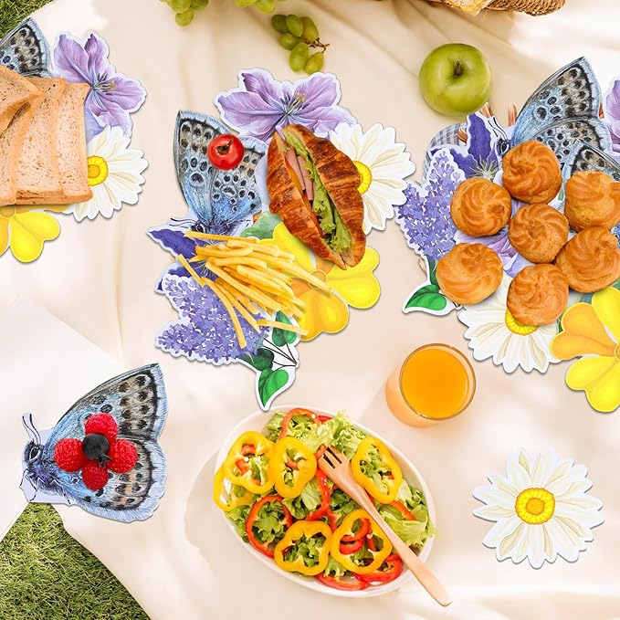 90 Pcs Parchment Paper Leaves, 8.66 Inch Spring Charcuterie Board Parchment Paper Leaves Cheese