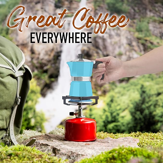 Zulay Premium Moka Pot Espresso - Leak-Proof Stovetop Espresso Maker - Perfect for Authentic Cuban