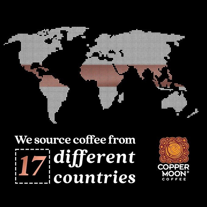 Copper Moon Dark Roast Whole Bean Coffee, Espresso Blend, 5 Lb