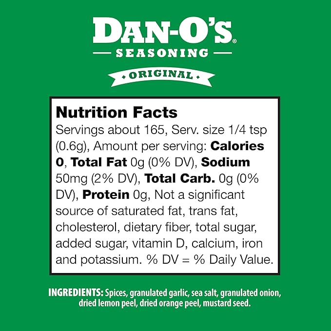 Dan-O's 4 Bottle Seasoning Set, Small Bottles, 4 Pack, Includes Original, Preem-O, SEA-soning and