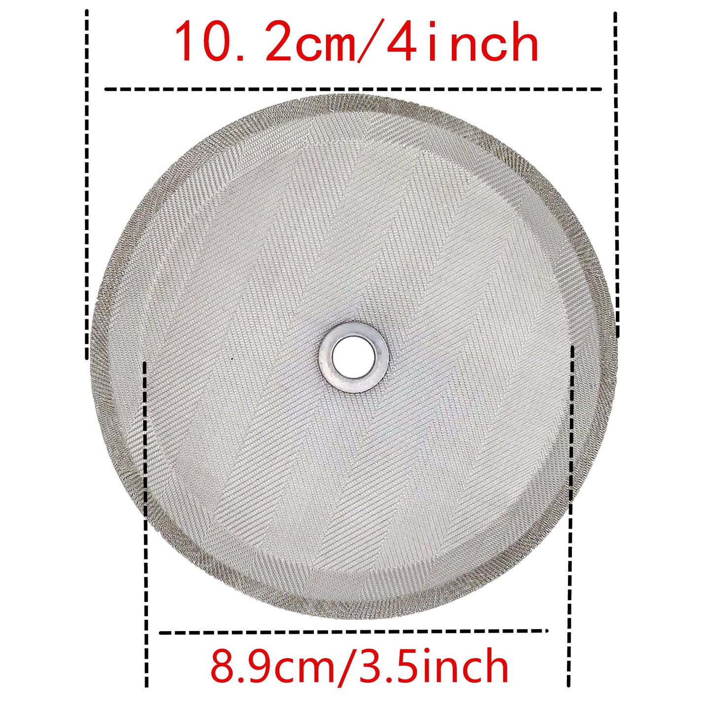 Ruilida 4pcs french press filter screen,Universal 1000 ml, 34 Oz, 8 Cup French Press Coffee Makers