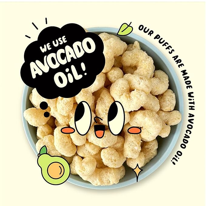 CauliPuffs - Corn, Rice, and Cauliflower Gluten Free Puffed Snack (15 x 0.75oz Bags, Vegan Salt &