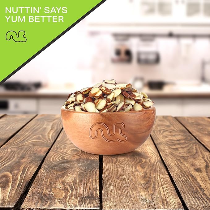 NUT CRAVINGS - Natural Sliced Almonds - Raw, (32oz - 2 LB) Packed Fresh in Resealable Bag - Nut