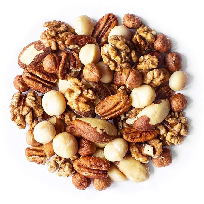 Food to Live Organic Keto Raw Nuts Mix, 8 Ounces ??Snack Contains Non-GMO Brazil Nuts, Pecans