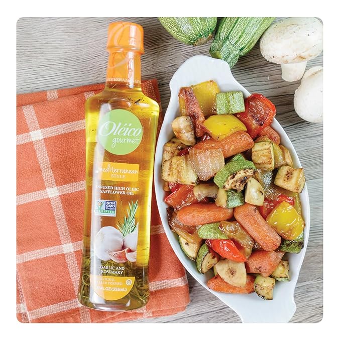 Ol챕ico Gourmet - Infused High Oleic Safflower Oil Assorted Style 12 oz (Pack of 3)