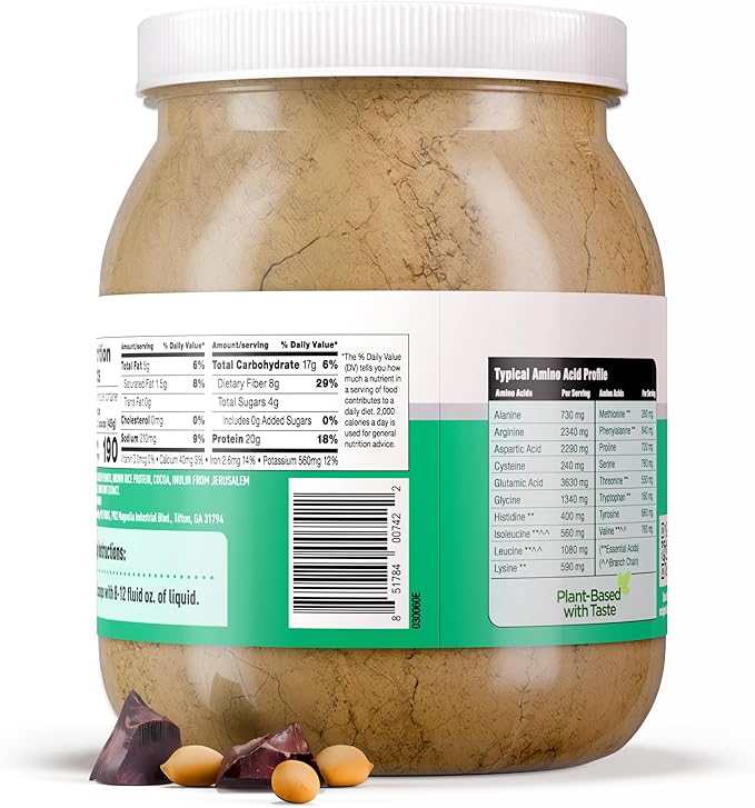 PB2 Performance Peanut Plant Based Vegan Protein Powder | 20g Complete Protein, No Added Sugar