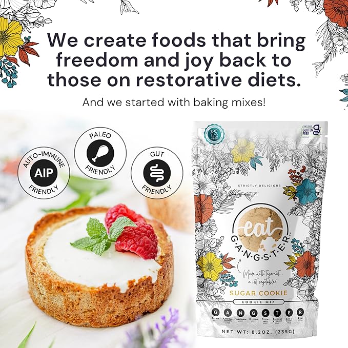 eat G.A.N.G.S.T.E.R. Sugar Cookie Mix | Gluten-Free, Grain-Free, Allergy-Friendly. Easy to Make