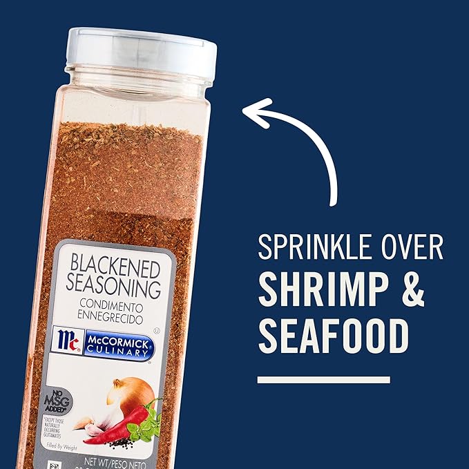 McCormick Culinary Seasoning, Blackened, Non GMO, No MSG added, For Quality Blackened Flavor in