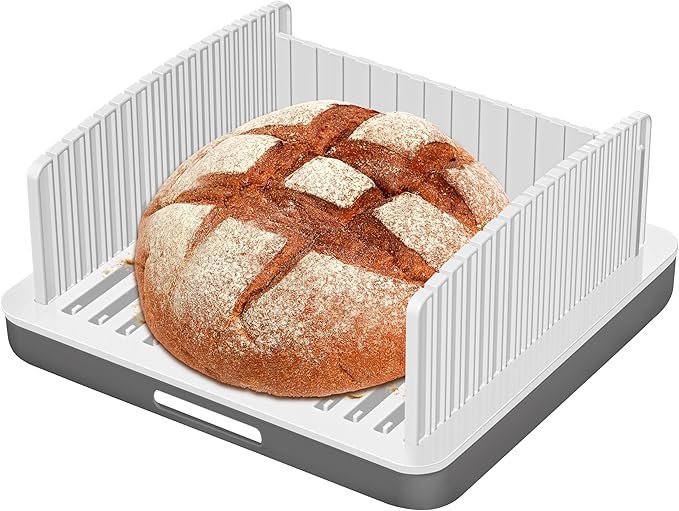 Upgrade Widen Bread Slicer for Sourdough rounds, 13??Adjustable Large Capacity Wide and
