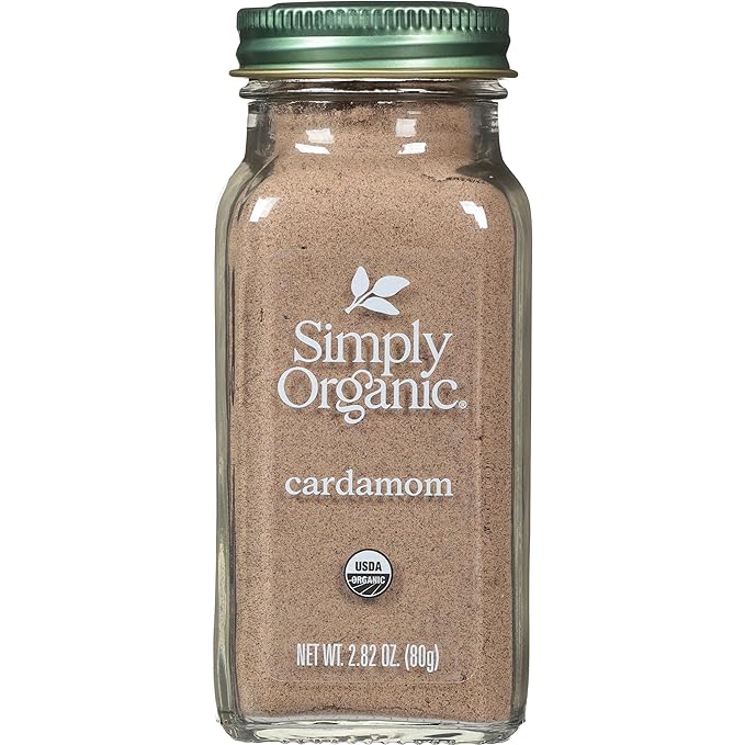 Simply Organic Cardamom, 2.82 Ounce, Certified Organic & Kosher, Aromatic, Subtly Spicy-Sweet, No