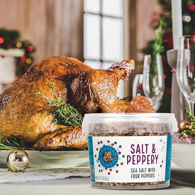 Cornish Sea Salt & Peppery Seasoning | Cooking & Hydration | Hand-Harvested in Celtic Waters | 2.1