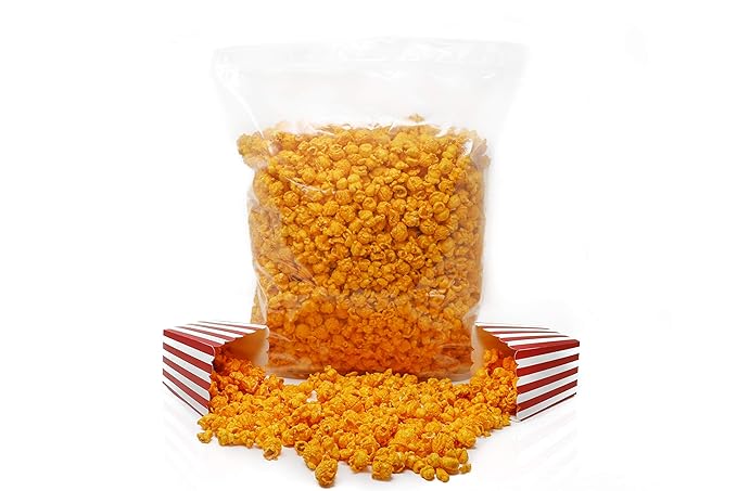 Pop?셄 Popcorn Cheddar Cheese Pop Corn - 40 oz Cheesy Pop Corn Flavored Snacks for Movie Night or