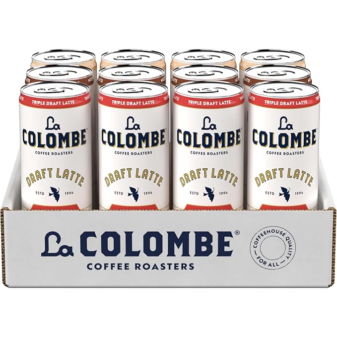 La Colombe Coffee, Draft Latte Variety Pack, 11 fl oz cans (Pack of 12), Includes Triple Latte